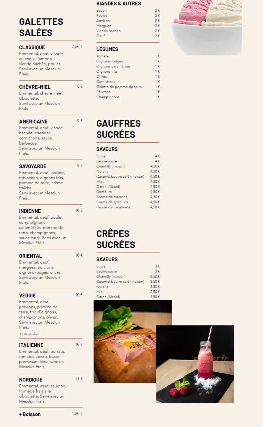 Crêp' Island — carte page 2