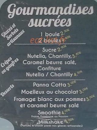 Le Comptoir à Crêpes 40 — carte page 4