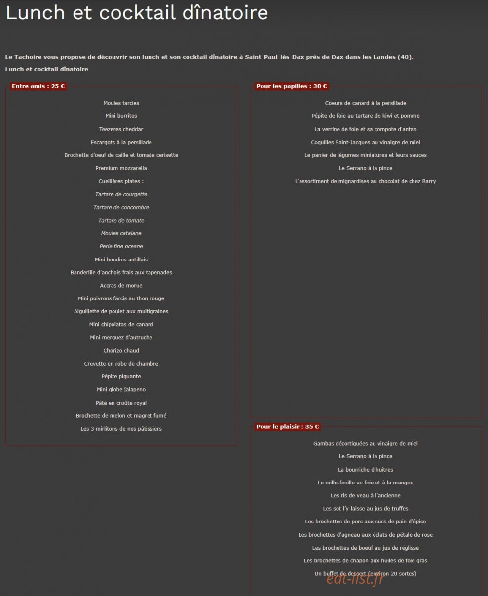 Le Vieux Tachoires — carte page 5