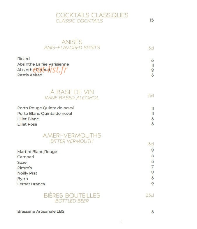 Amour Blanc — carte page 17