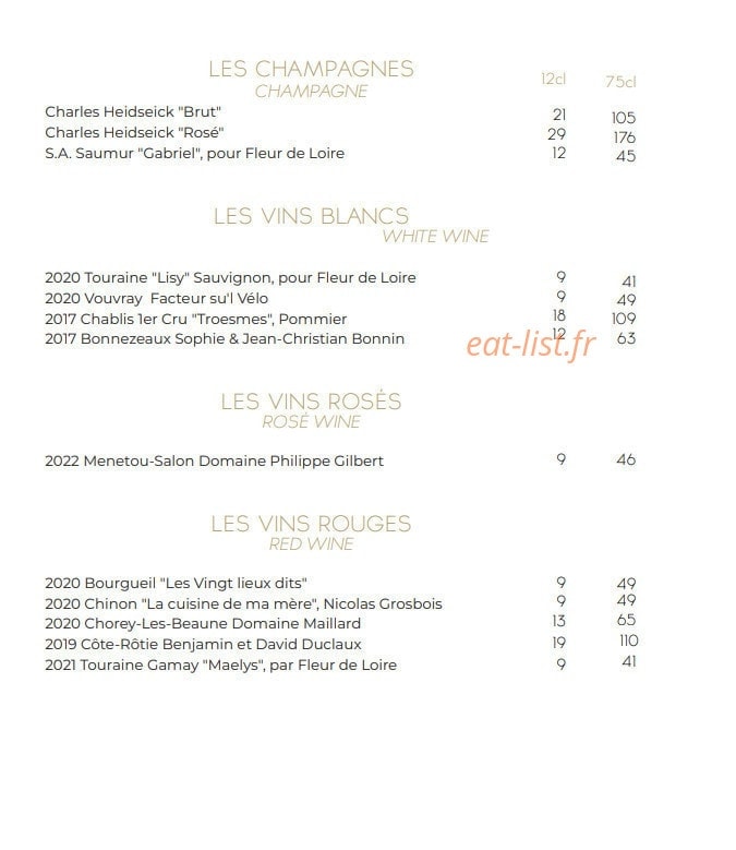 Amour Blanc — carte page 15