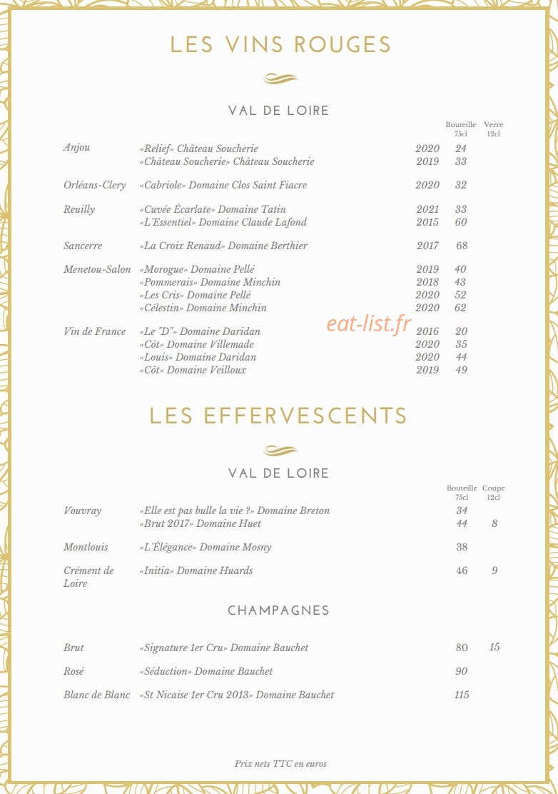 Bro's — carte page 8