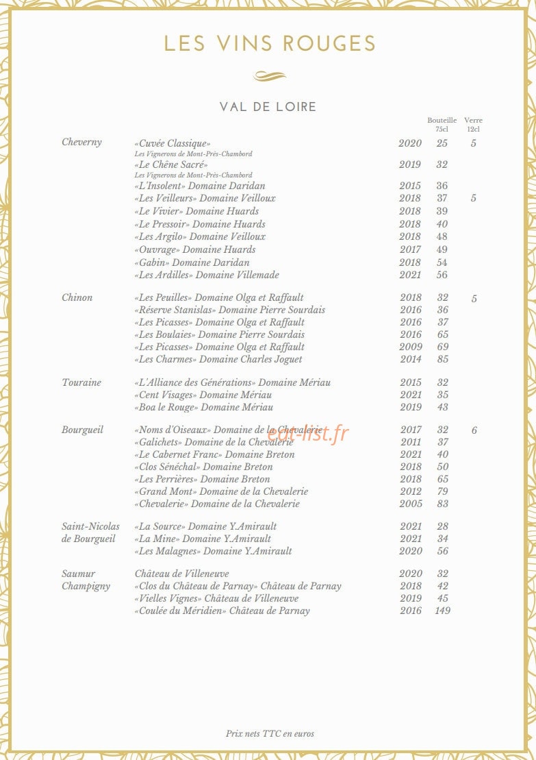 Bro's — carte page 7