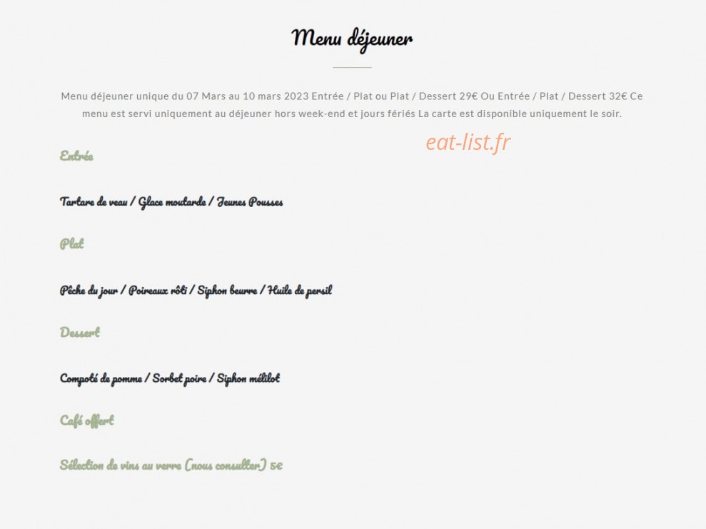 Brut maison de cuisine — carte page 2