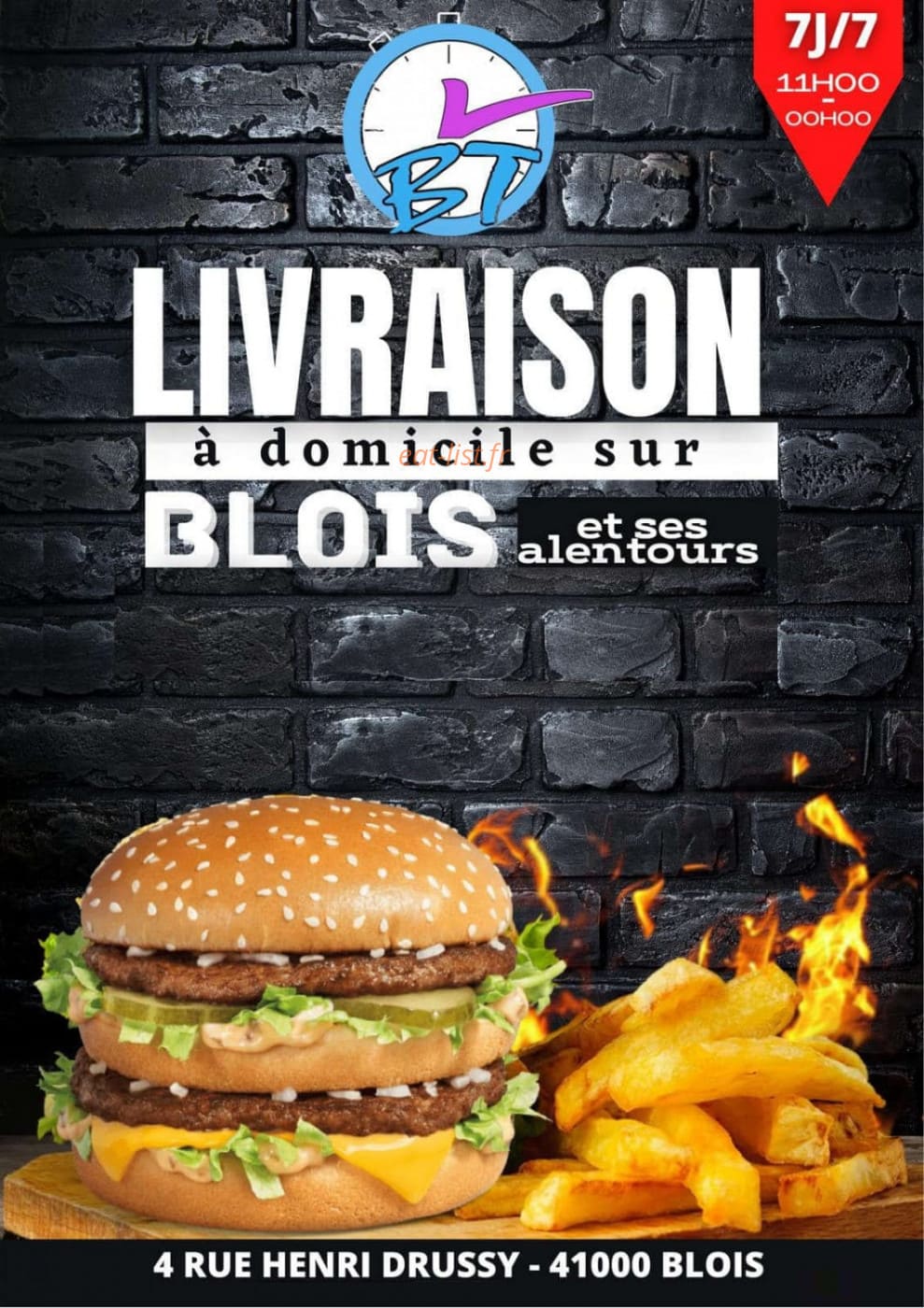 Burger Time — carte page 1