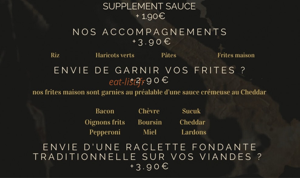Chef Gourmet — carte page 3
