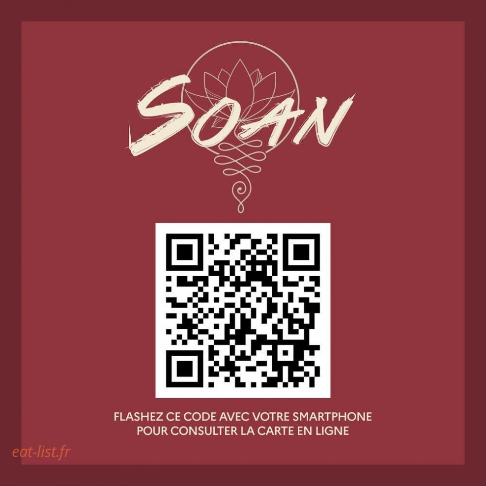 Chez Soan — carte page 1
