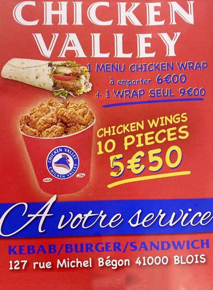 Chicken Valley — carte page 1