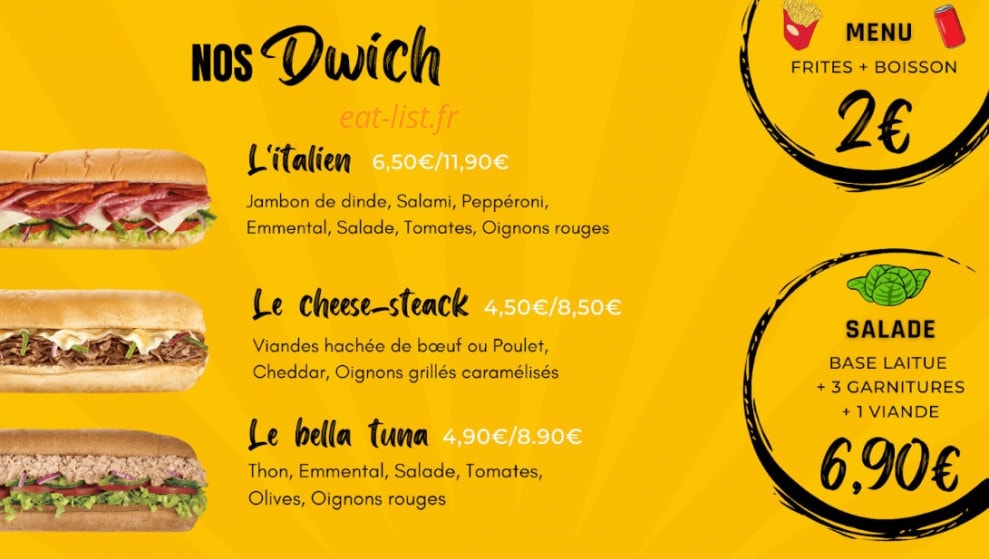 Dwich — carte page 1