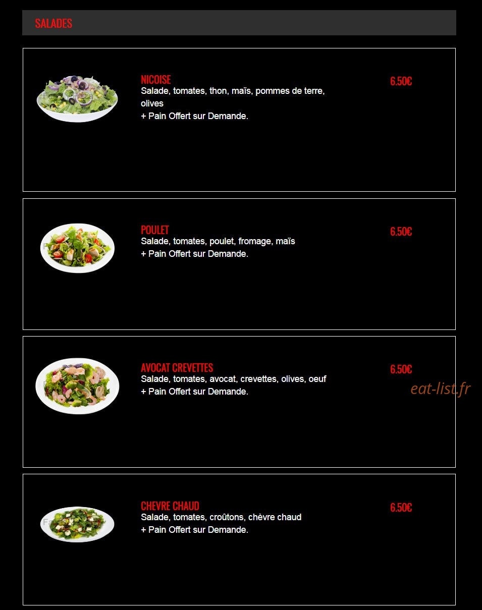 Familly Pizza — carte page 24