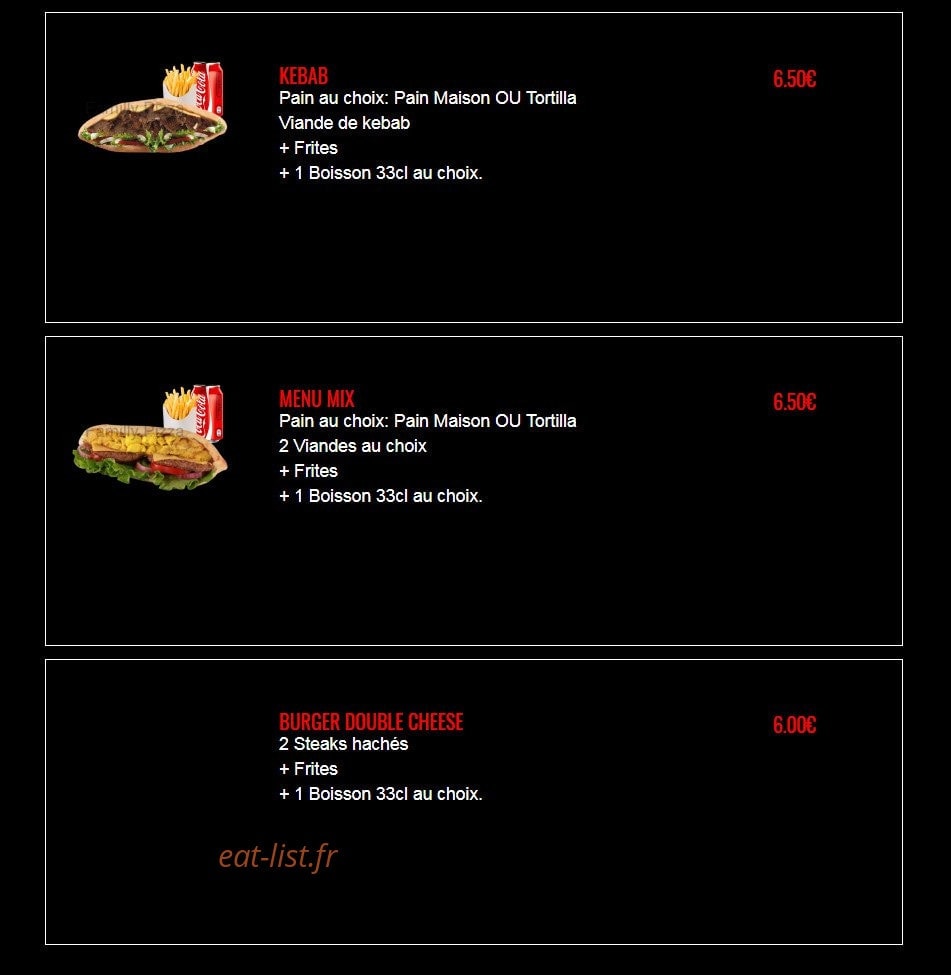 Familly Pizza — carte page 16