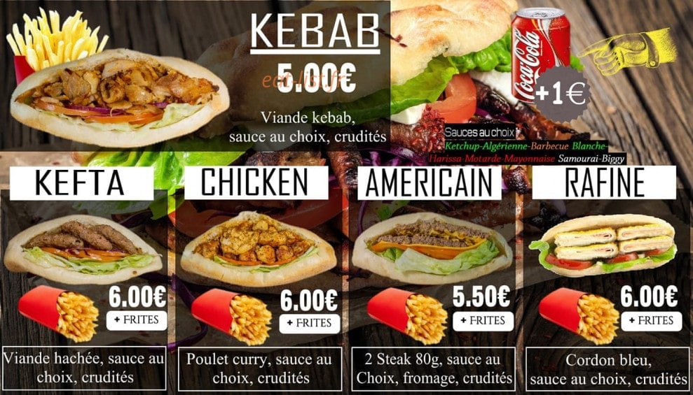 Fast Food — carte page 4