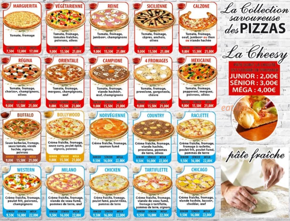 Good Times Pizza — carte page 2