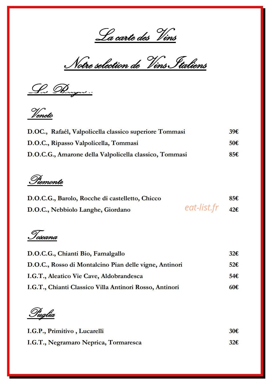 Hostaria del re — carte page 8