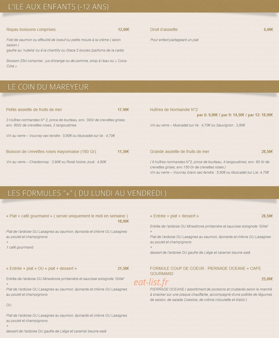 L' embarcadere — carte page 6