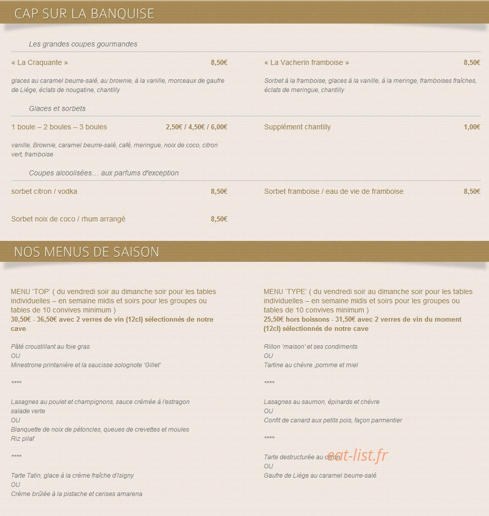 L' embarcadere — carte page 5