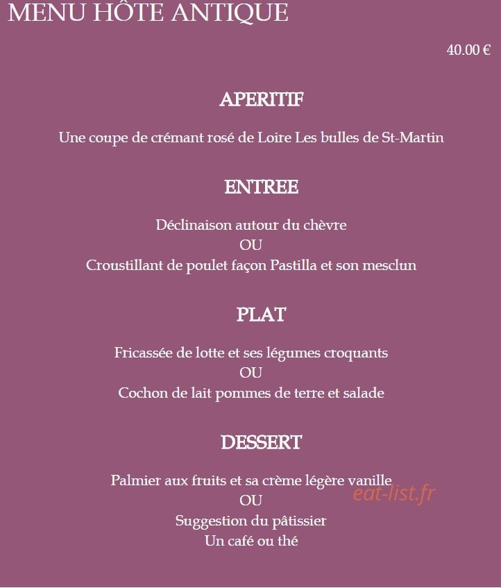 L'Hôte Antique — carte page 7