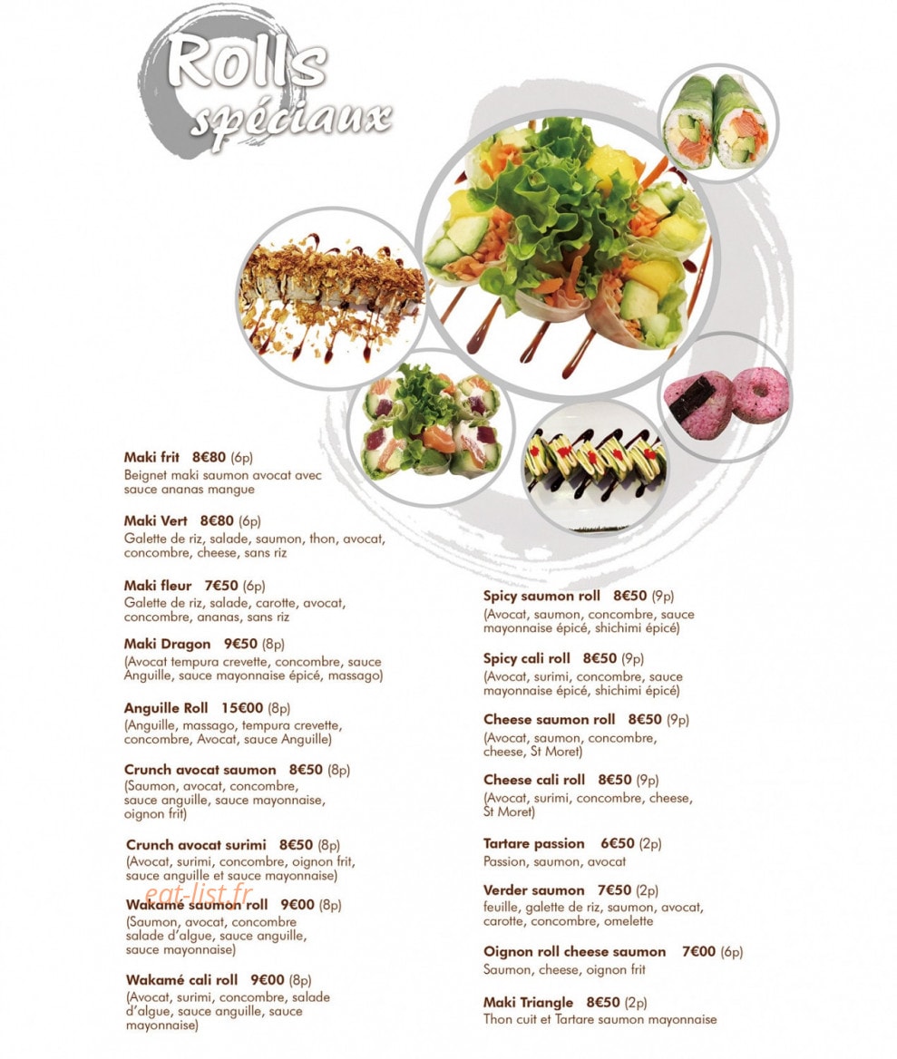 La Maison Tatami — carte page 3