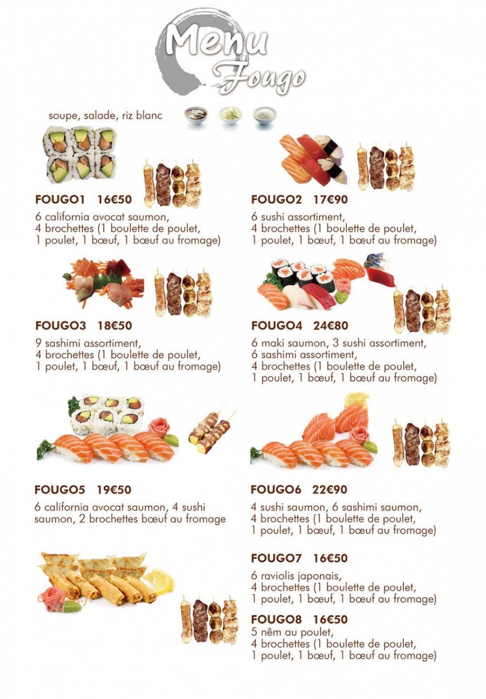 La Maison Tatami — carte page 8
