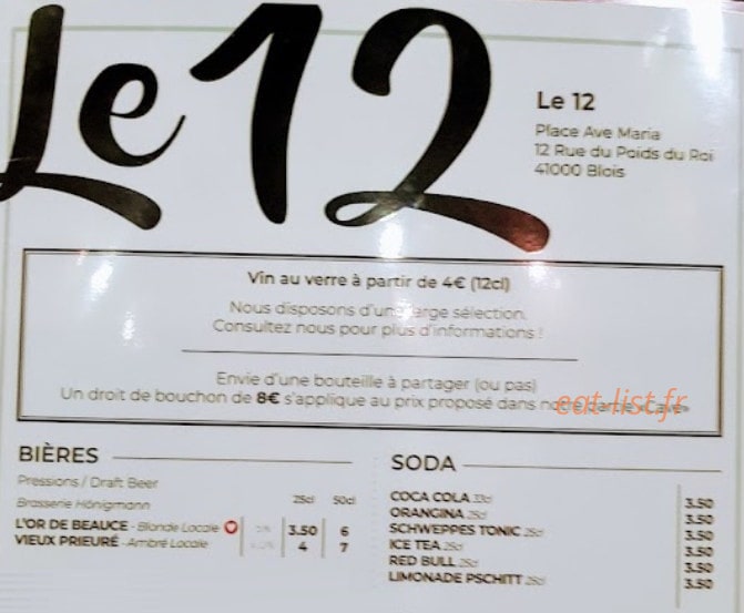 Le 12 — carte page 1