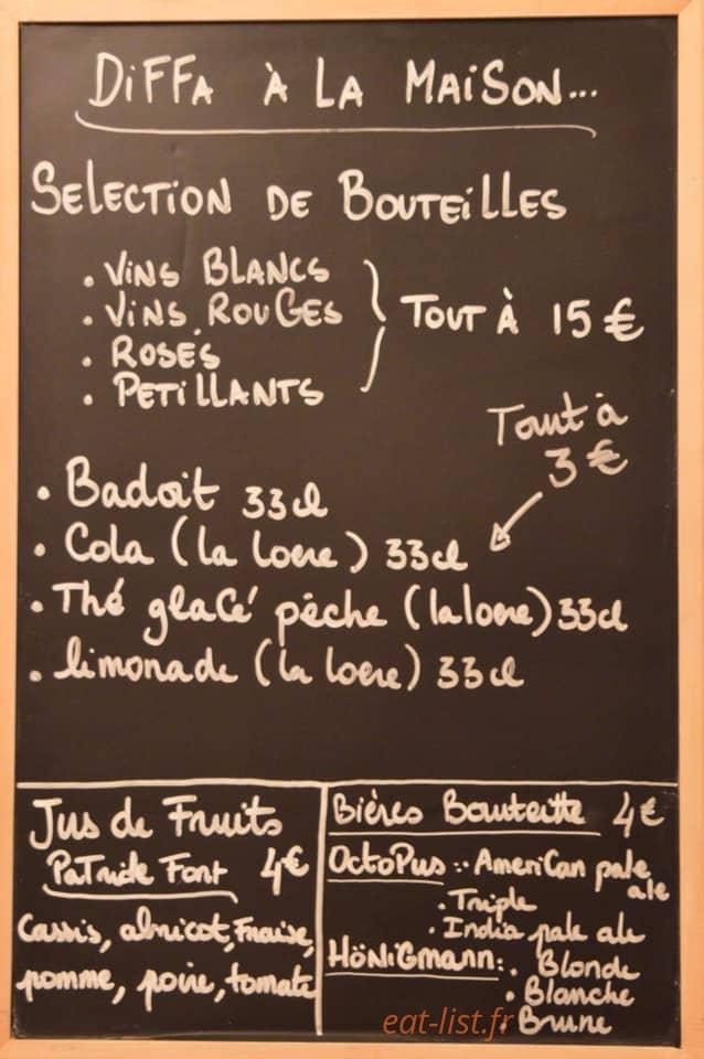 Le Diffa — carte page 1