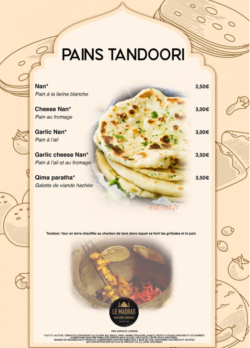 Le Madras — carte page 7