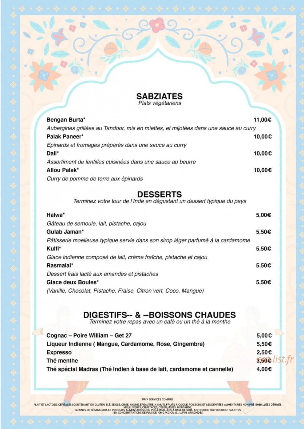 Le Madras — carte page 8