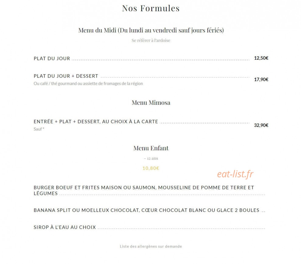 Mimosa — carte page 7