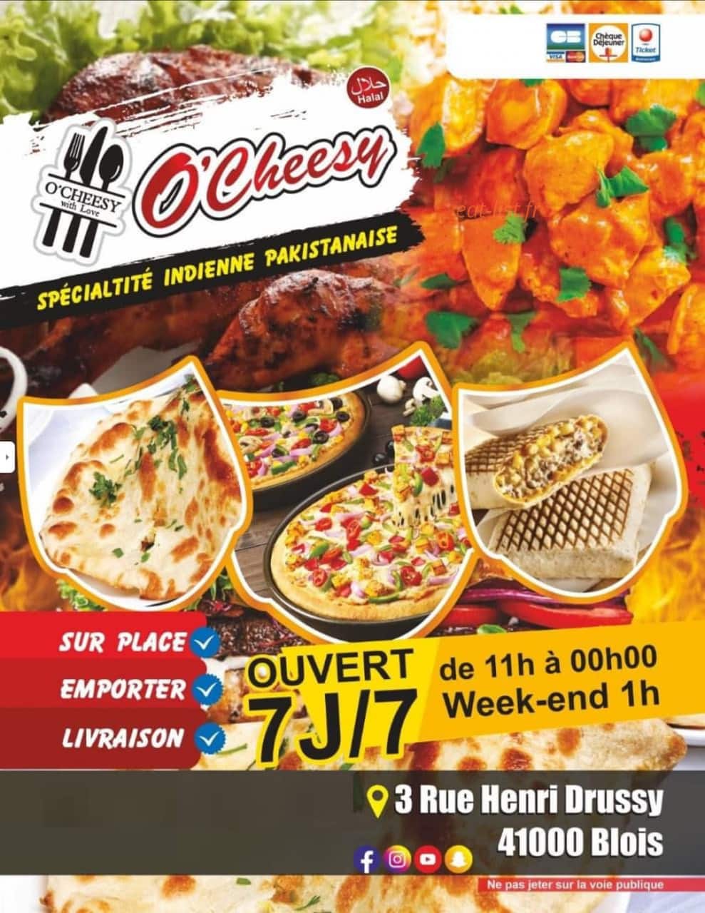 O’Cheesy — carte page 1