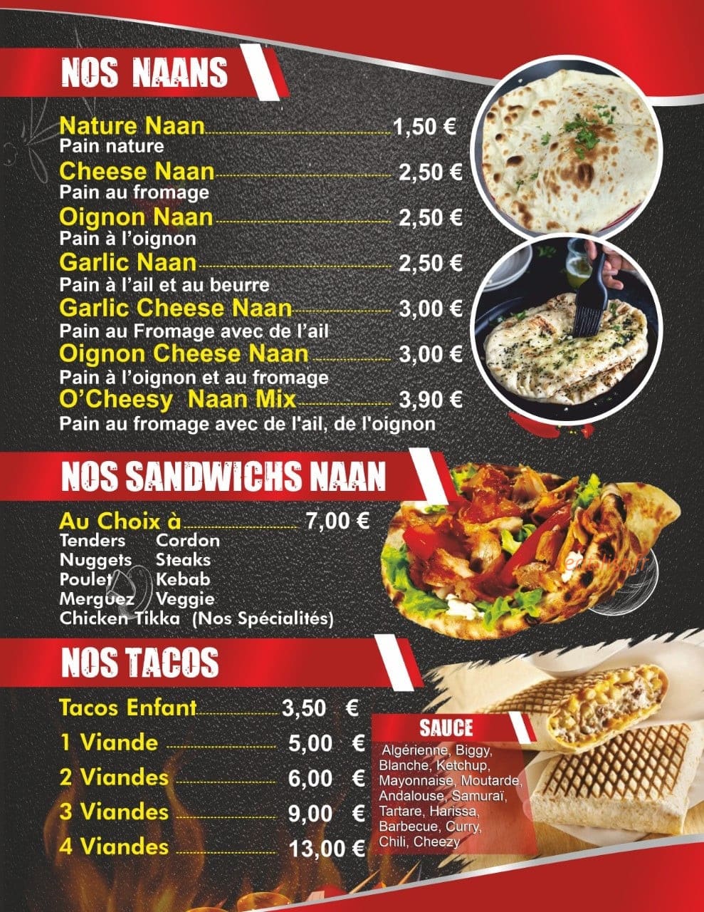 O’Cheesy — carte page 2