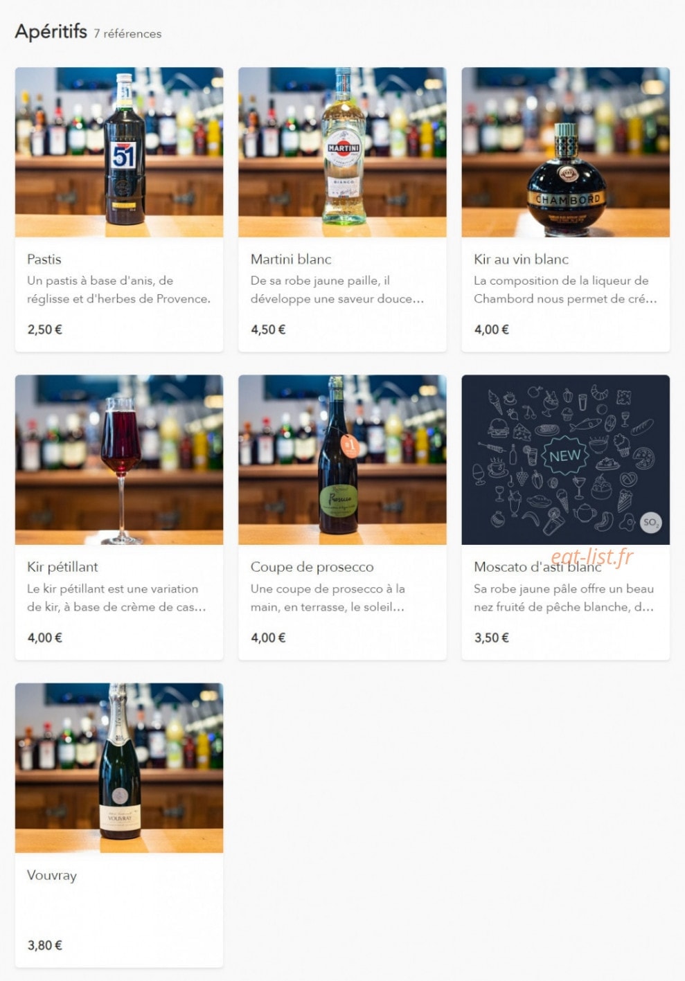 Ozzy pizzeria — carte page 1
