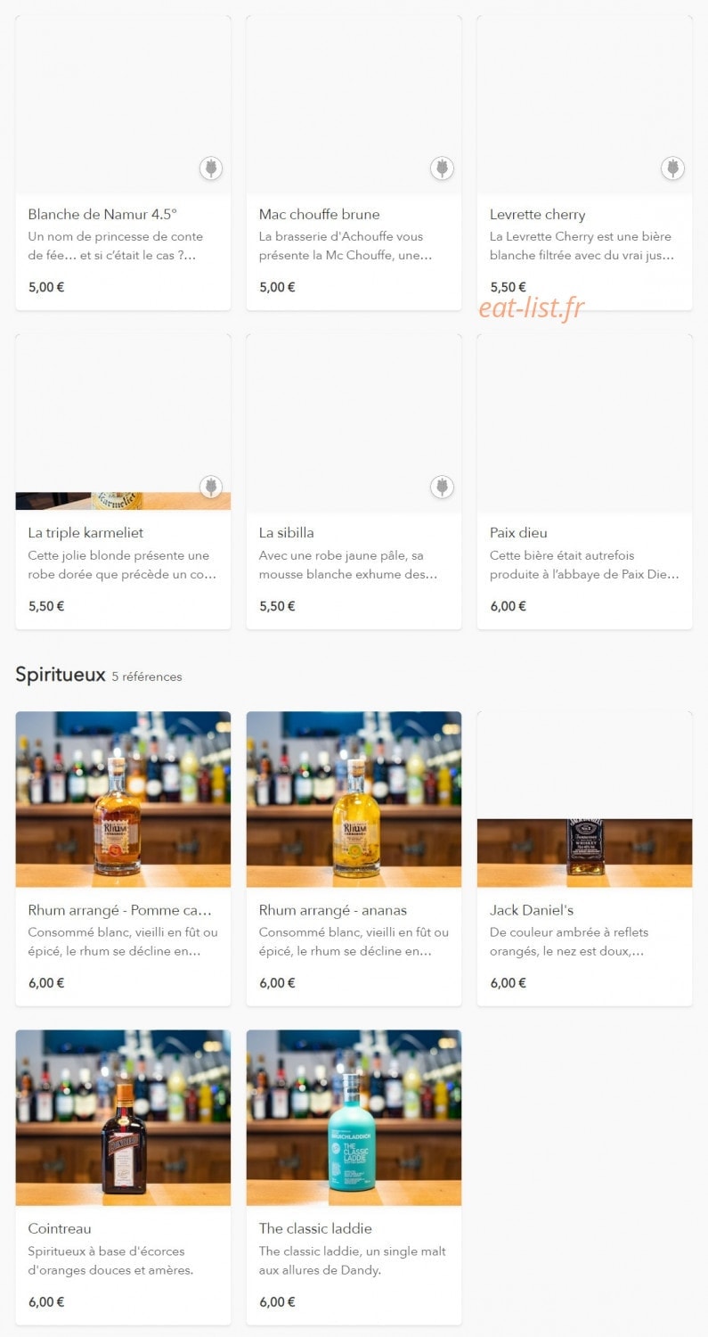 Ozzy pizzeria — carte page 6