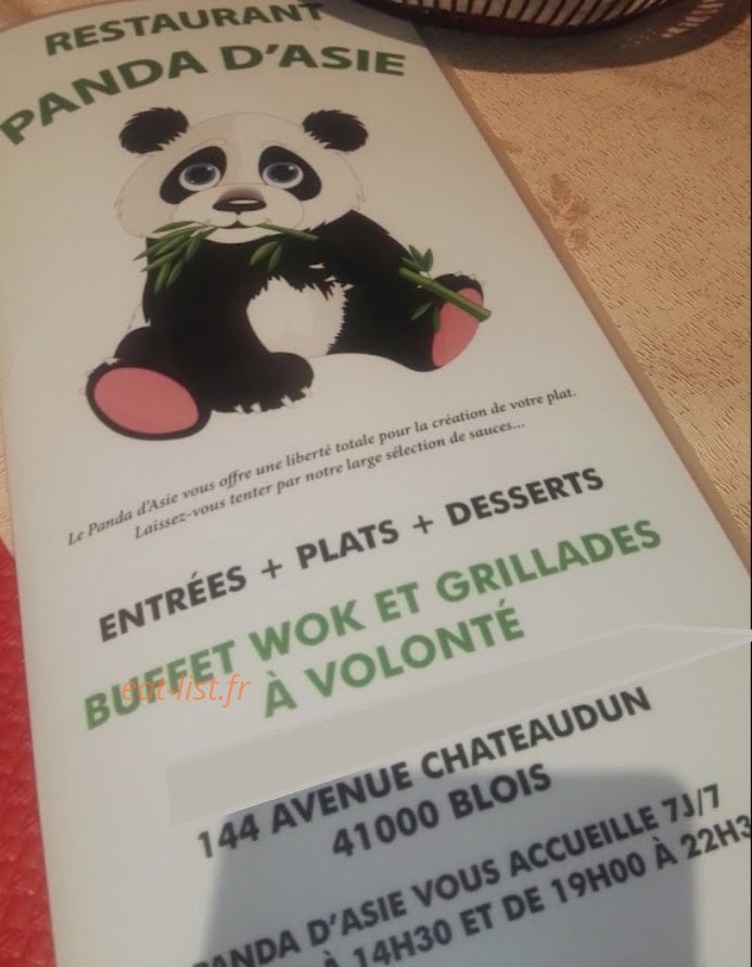 Panda d'Asie — carte page 1