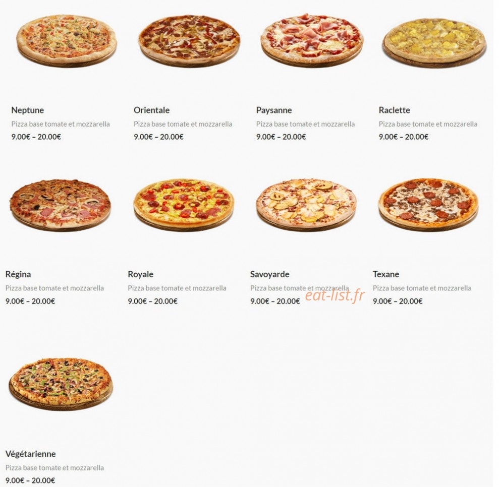 Pizza 41 — carte page 2