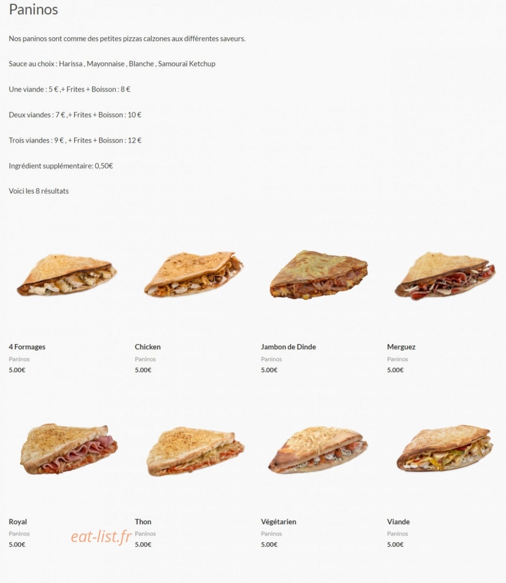 Pizza 41 — carte page 5