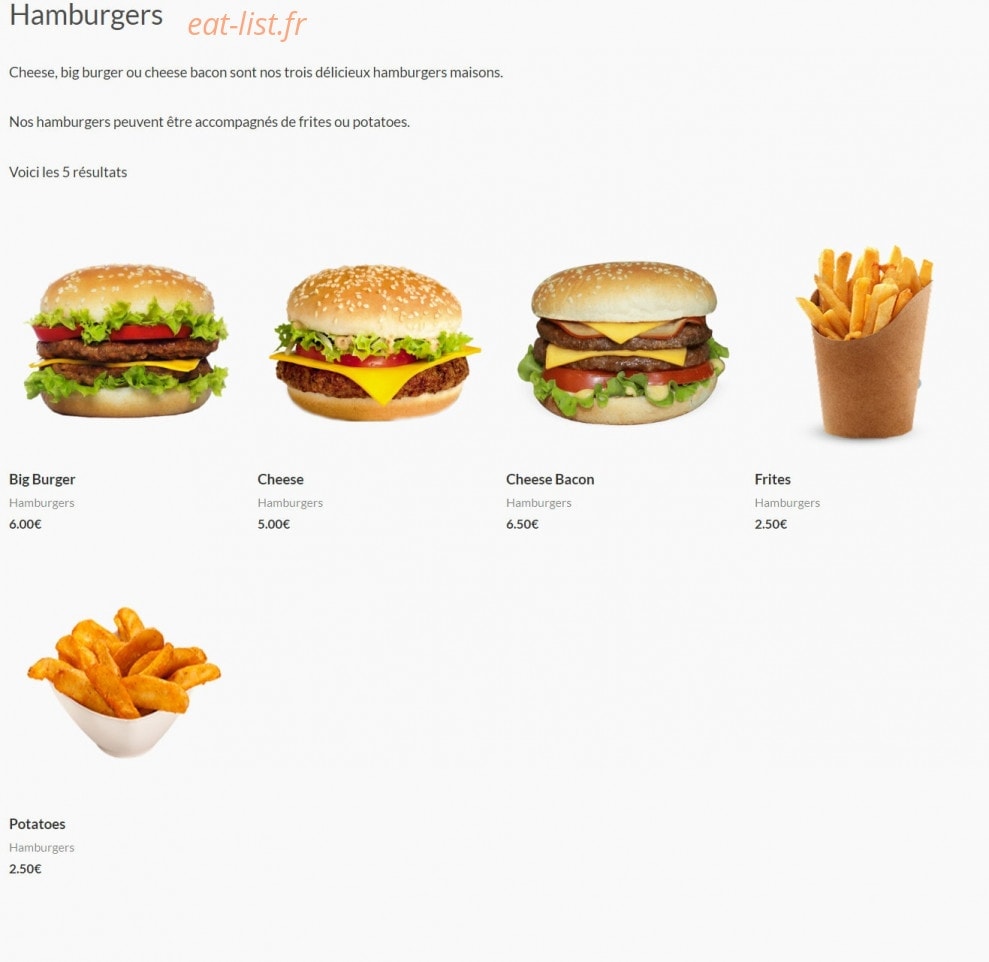 Pizza 41 — carte page 6