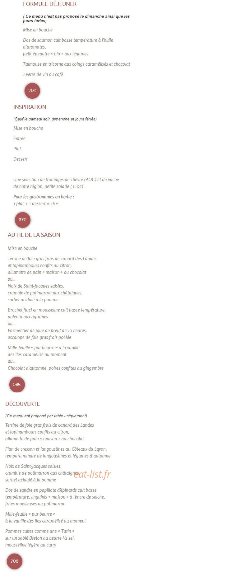 Rendez Vous des Pêcheurs — carte page 1