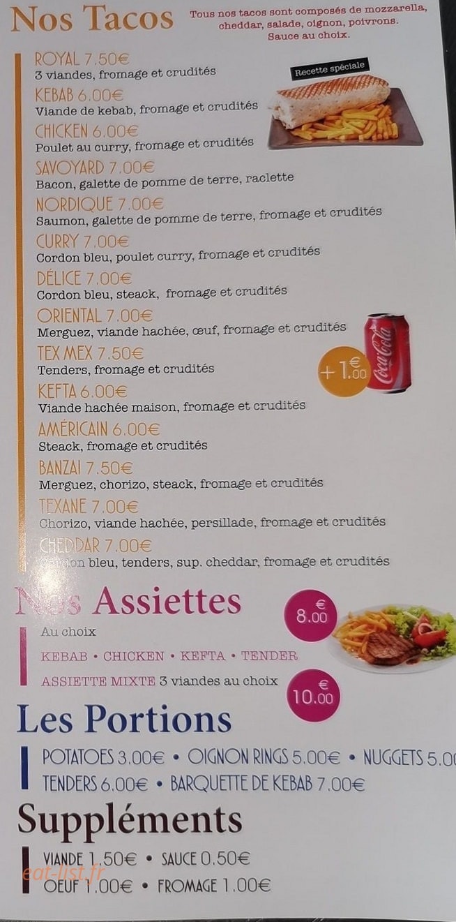 So Tasty — carte page 2