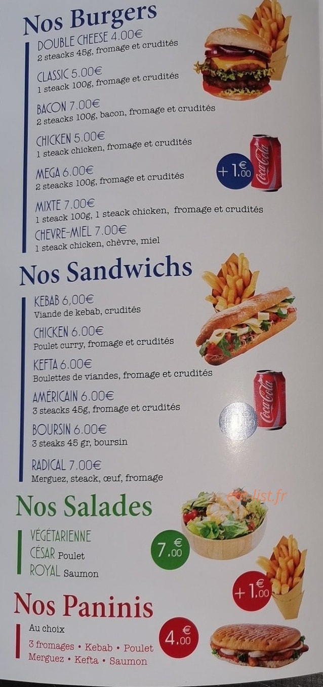 So Tasty — carte page 1