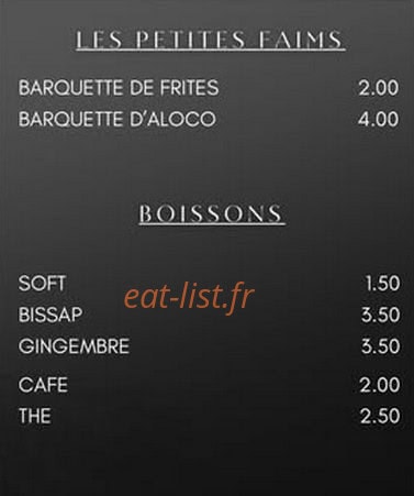 The K Flavor — carte page 3