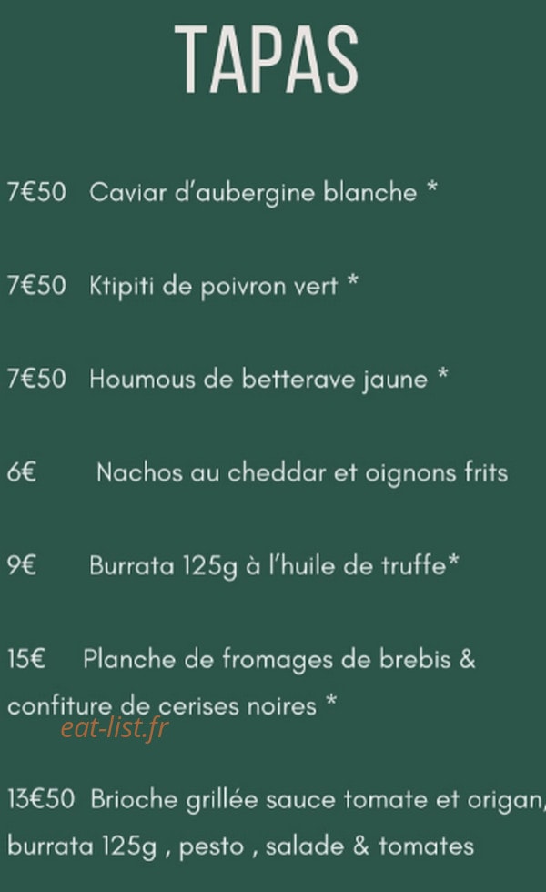 Troquet — carte page 1