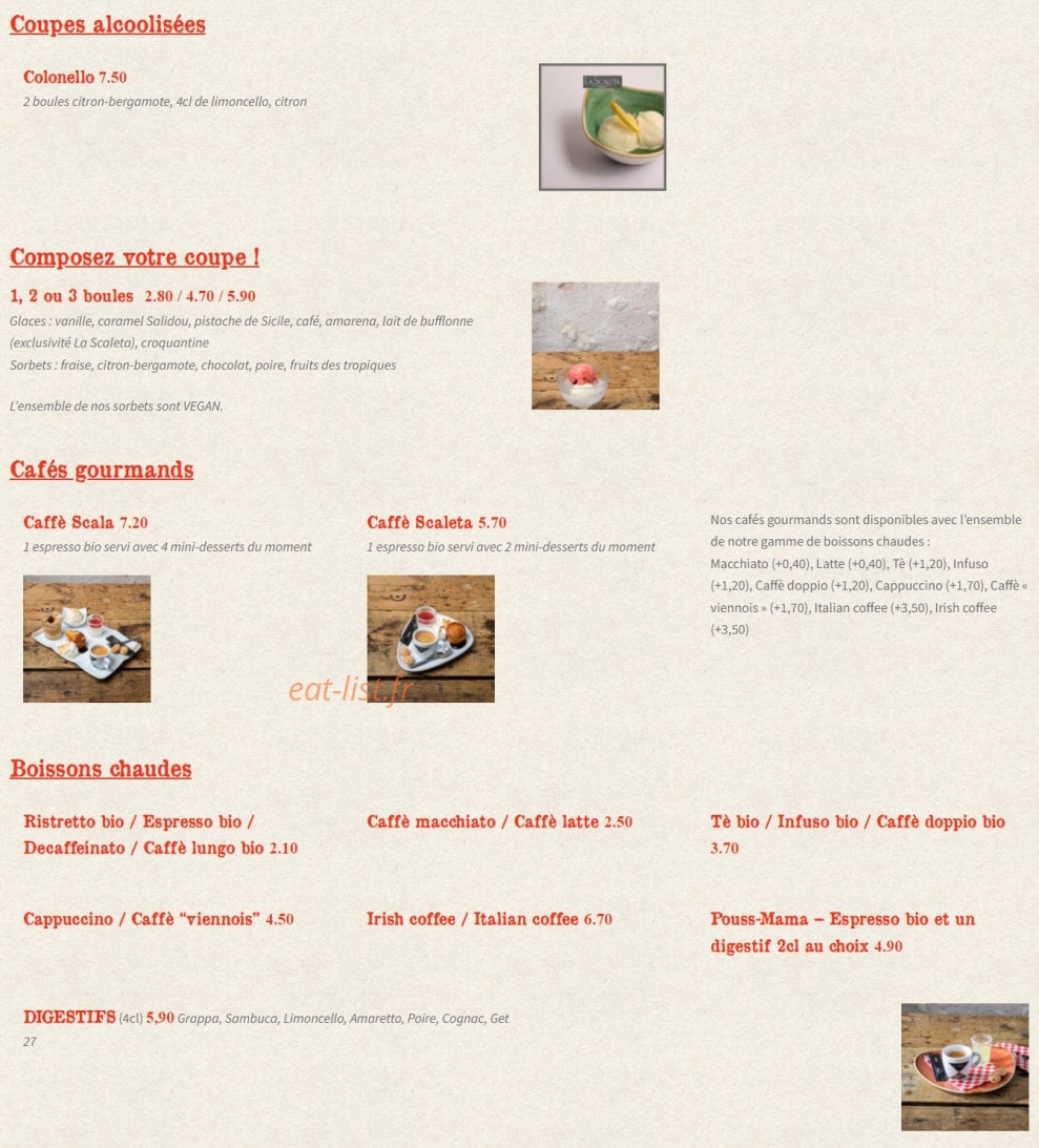 La Scaleta — carte page 12