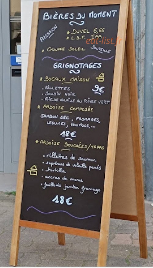 Le Bistroludik — carte page 1