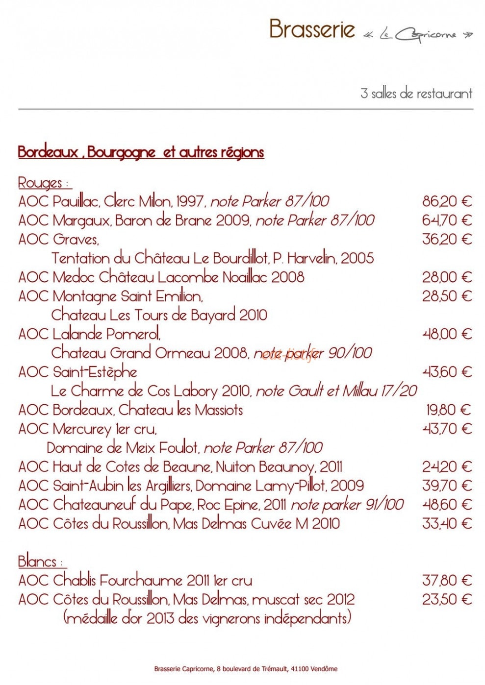 Le capricorne — carte page 7