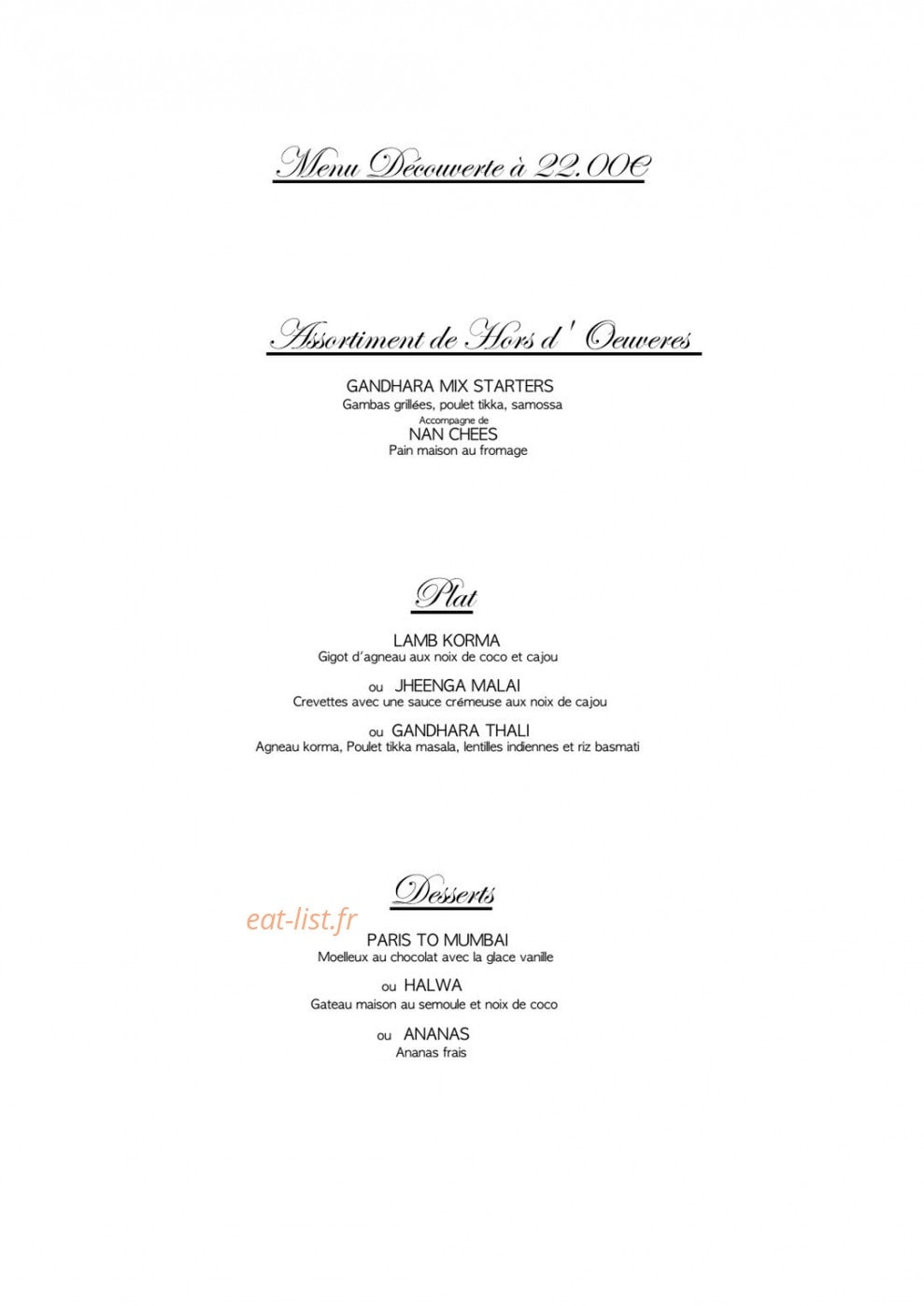 Le gandhara — carte page 4