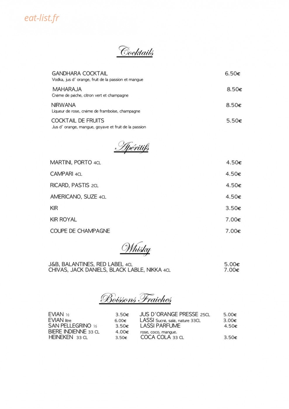 Le gandhara — carte page 7