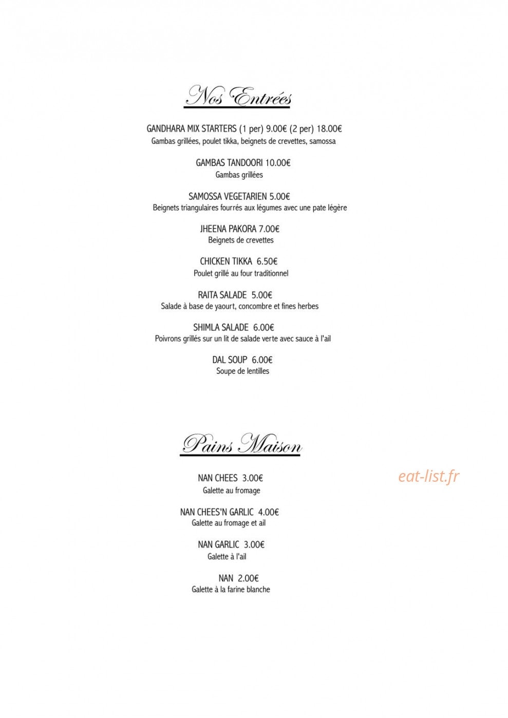 Le gandhara — carte page 2