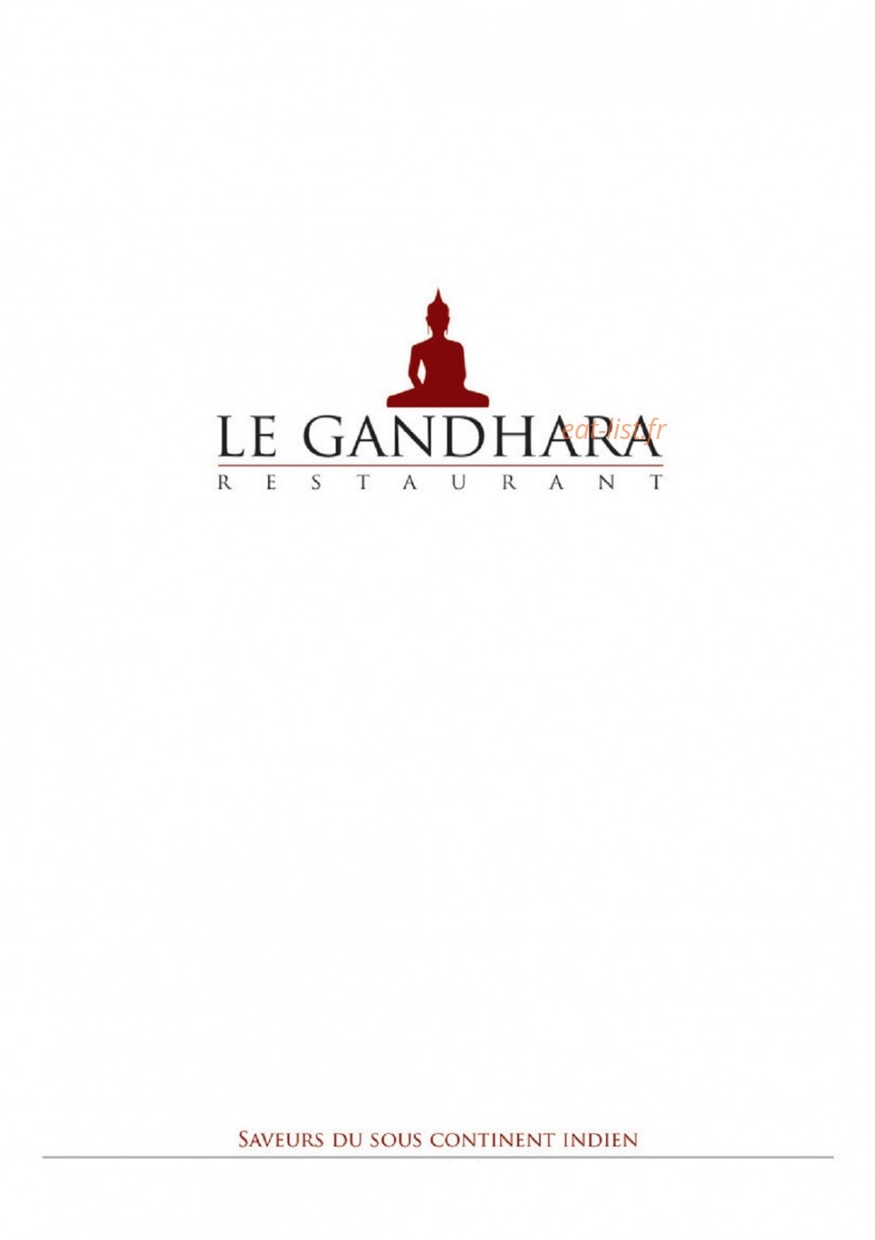 Le gandhara — carte page 1