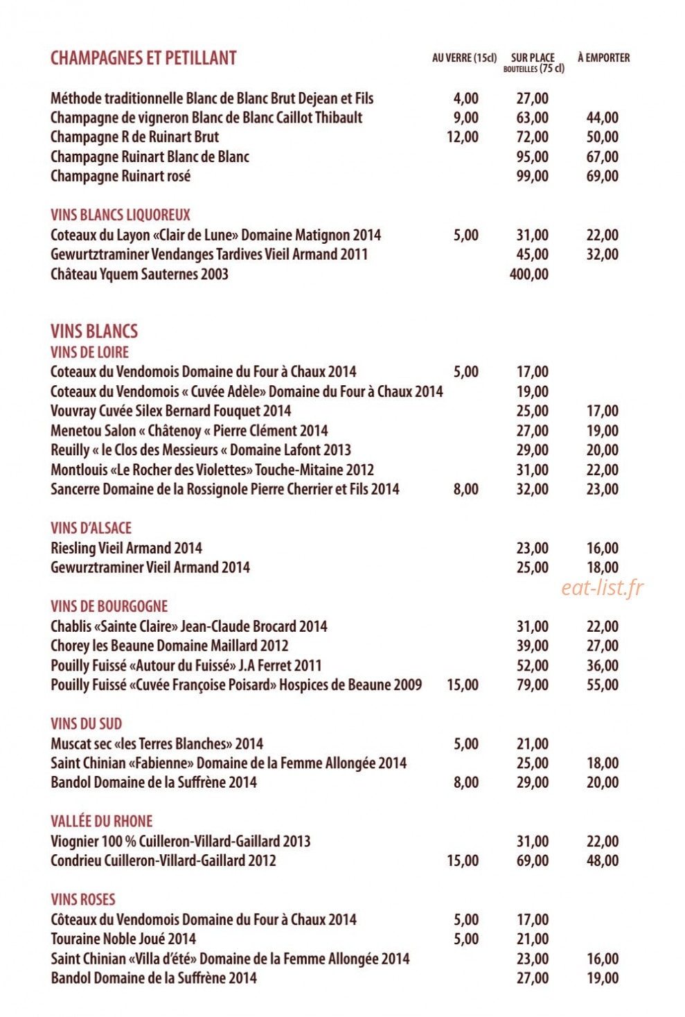 Le saint georges — carte page 3