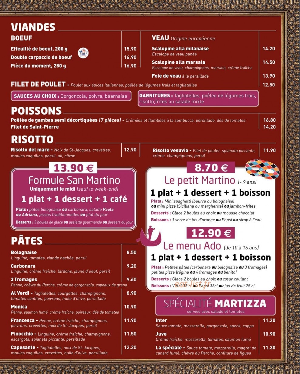Le San Martino — carte page 10